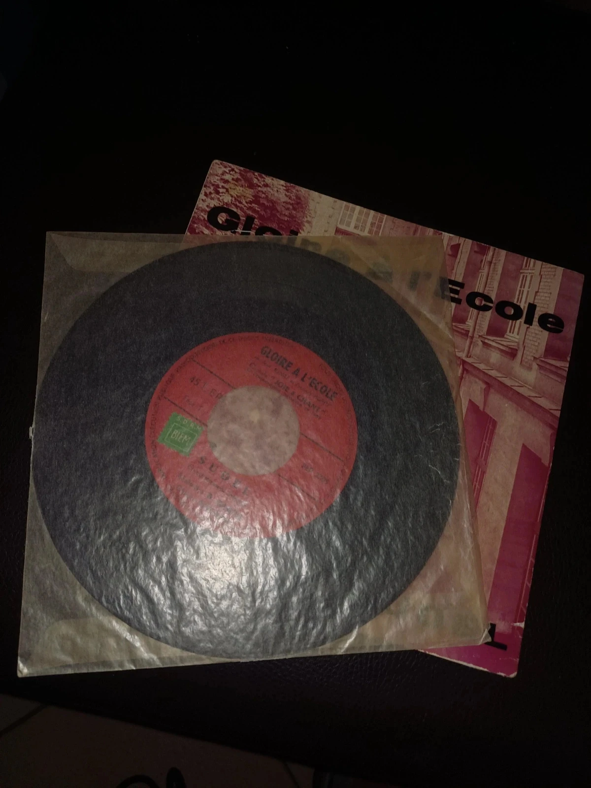 45rpm vinyl record Glory to the choir school joy and song – photo 3